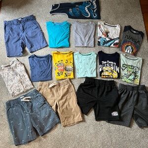 Kids Graphic T-Shirts and Shorts Set